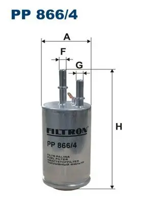 Kraftstofffilter FILTRON PP 866/4