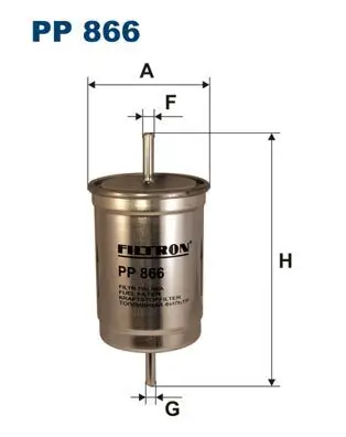 Kraftstofffilter FILTRON PP 866