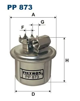 Kraftstofffilter FILTRON PP 873 Bild Kraftstofffilter FILTRON PP 873