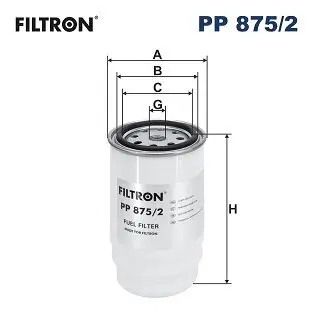 Kraftstofffilter FILTRON PP 875/2 Bild Kraftstofffilter FILTRON PP 875/2