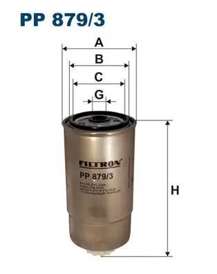 Kraftstofffilter FILTRON PP 879/3 Bild Kraftstofffilter FILTRON PP 879/3