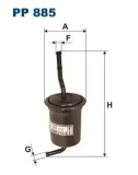 Kraftstofffilter FILTRON PP 885