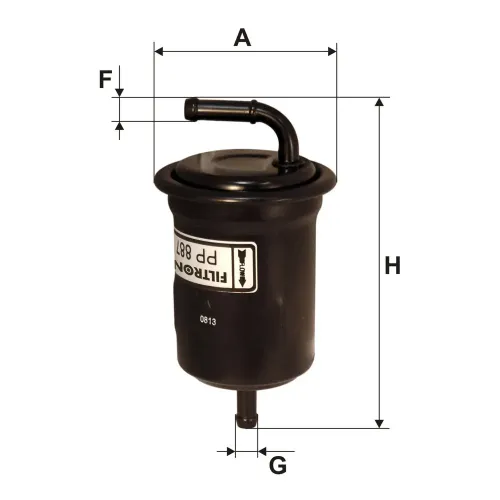 Kraftstofffilter FILTRON PP 887 Bild Kraftstofffilter FILTRON PP 887