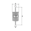 Kraftstofffilter FILTRON PP 905 Bild Kraftstofffilter FILTRON PP 905