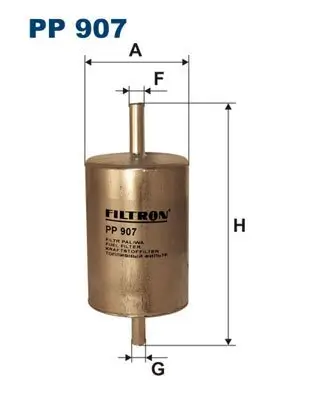 Kraftstofffilter FILTRON PP 907 Bild Kraftstofffilter FILTRON PP 907