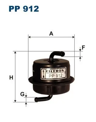 Kraftstofffilter FILTRON PP 912 Bild Kraftstofffilter FILTRON PP 912