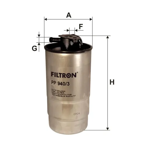 Kraftstofffilter FILTRON PP 940/3 Bild Kraftstofffilter FILTRON PP 940/3