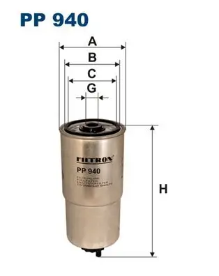 Kraftstofffilter FILTRON PP 940