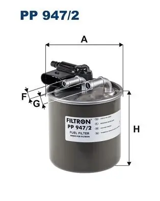 Kraftstofffilter FILTRON PP 947/2 Bild Kraftstofffilter FILTRON PP 947/2