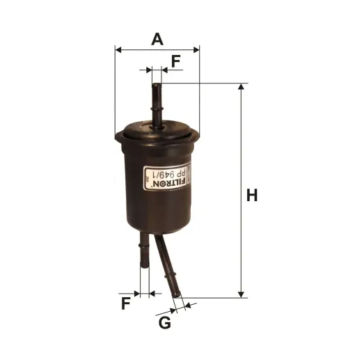 Kraftstofffilter FILTRON PP 949/1 Bild Kraftstofffilter FILTRON PP 949/1