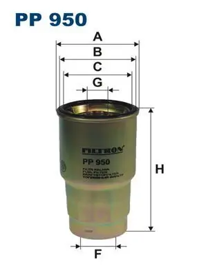 Kraftstofffilter FILTRON PP 950 Bild Kraftstofffilter FILTRON PP 950