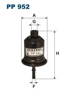 Kraftstofffilter FILTRON PP 952 Bild Kraftstofffilter FILTRON PP 952