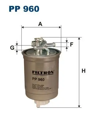 Kraftstofffilter FILTRON PP 960 Bild Kraftstofffilter FILTRON PP 960