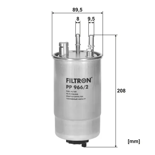 Kraftstofffilter FILTRON PP 966/2 Bild Kraftstofffilter FILTRON PP 966/2