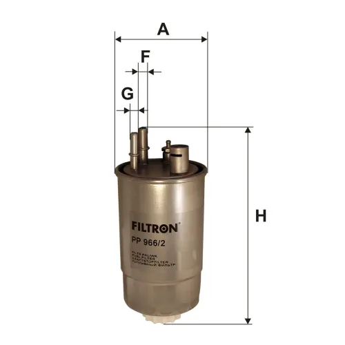 Kraftstofffilter FILTRON PP 966/2 Bild Kraftstofffilter FILTRON PP 966/2