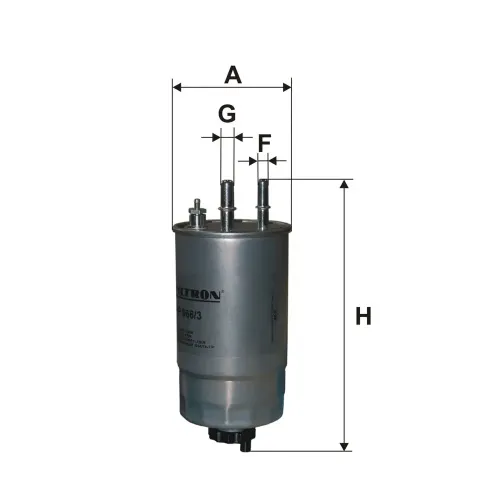 Kraftstofffilter FILTRON PP 966/3 Bild Kraftstofffilter FILTRON PP 966/3