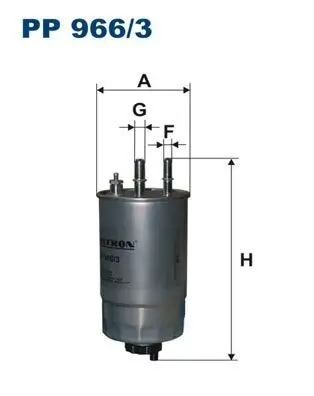 Kraftstofffilter FILTRON PP 966/3 Bild Kraftstofffilter FILTRON PP 966/3