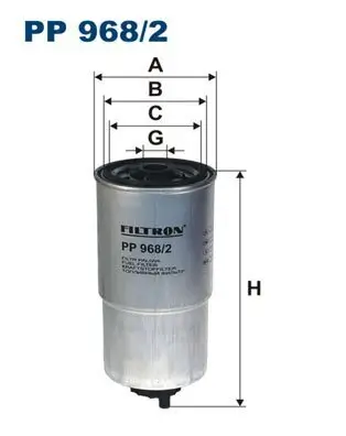 Kraftstofffilter FILTRON PP 968/2