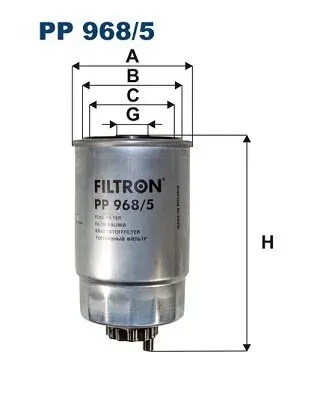 Kraftstofffilter FILTRON PP 968/5 Bild Kraftstofffilter FILTRON PP 968/5