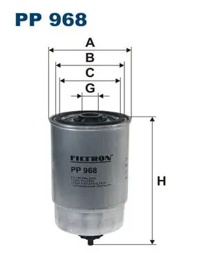 Kraftstofffilter FILTRON PP 968