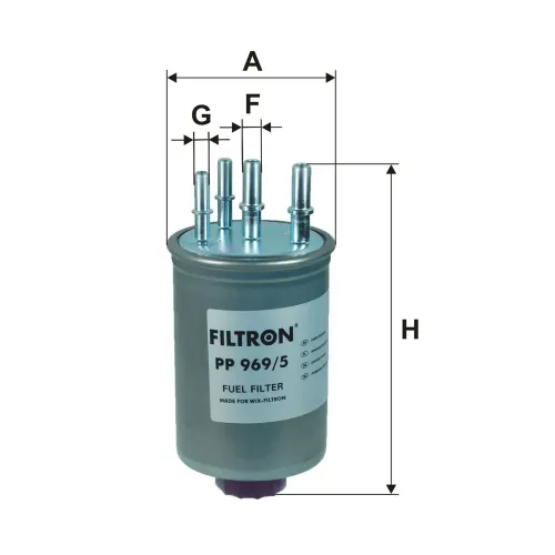 Kraftstofffilter FILTRON PP 969/5 Bild Kraftstofffilter FILTRON PP 969/5
