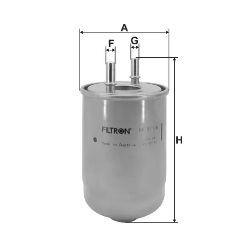 Kraftstofffilter FILTRON PP 971/6 Bild Kraftstofffilter FILTRON PP 971/6