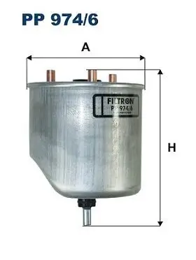 Kraftstofffilter FILTRON PP 974/6 Bild Kraftstofffilter FILTRON PP 974/6