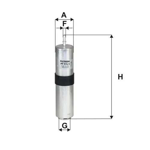 Kraftstofffilter FILTRON PP 976/6 Bild Kraftstofffilter FILTRON PP 976/6