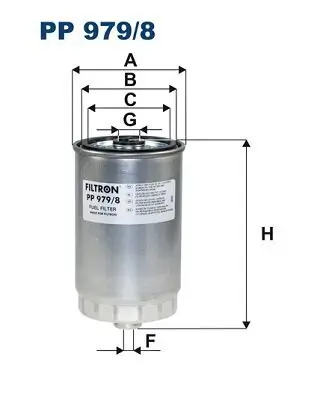 Kraftstofffilter FILTRON PP 979/8 Bild Kraftstofffilter FILTRON PP 979/8