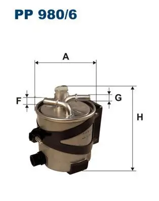 Kraftstofffilter FILTRON PP 980/6