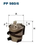 Kraftstofffilter FILTRON PP 980/6