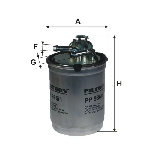 Kraftstofffilter FILTRON PP 986/1 Bild Kraftstofffilter FILTRON PP 986/1