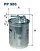 Kraftstofffilter FILTRON PP 986