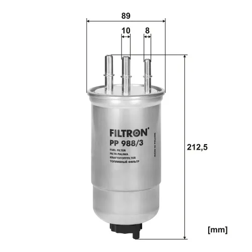 Kraftstofffilter FILTRON PP 988/3 Bild Kraftstofffilter FILTRON PP 988/3