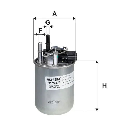 Kraftstofffilter FILTRON PP 988/5 Bild Kraftstofffilter FILTRON PP 988/5