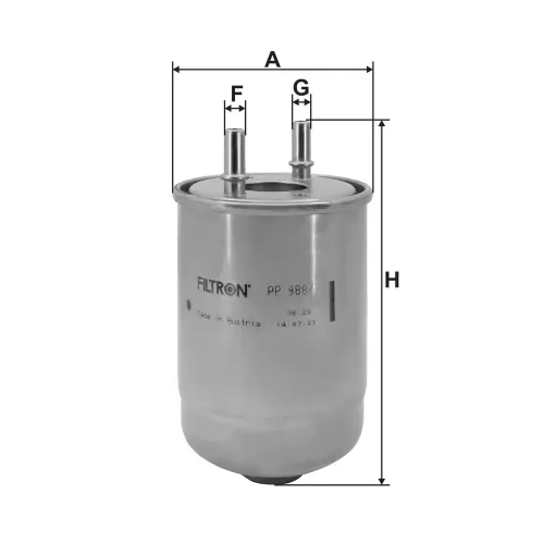 Kraftstofffilter FILTRON PP 988/9 Bild Kraftstofffilter FILTRON PP 988/9