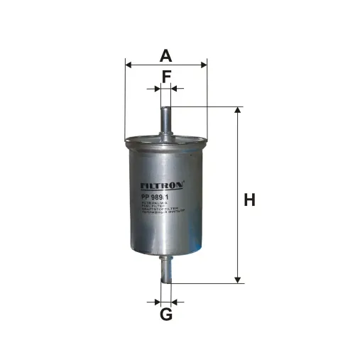 Kraftstofffilter FILTRON PP 989/1 Bild Kraftstofffilter FILTRON PP 989/1