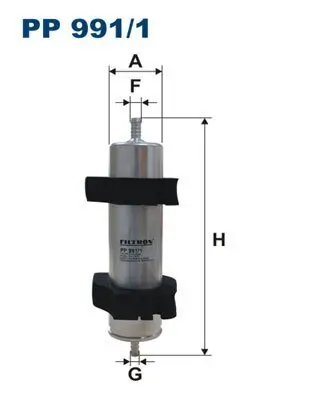 Kraftstofffilter FILTRON PP 991/1 Bild Kraftstofffilter FILTRON PP 991/1