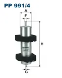 Kraftstofffilter FILTRON PP 991/4