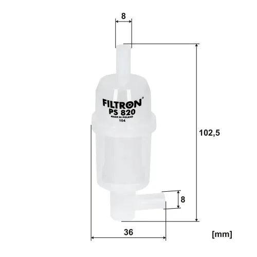 Kraftstofffilter FILTRON PS 820 Bild Kraftstofffilter FILTRON PS 820