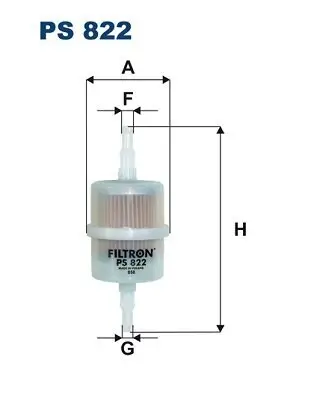 Kraftstofffilter FILTRON PS 822