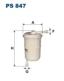 Kraftstofffilter FILTRON PS 847
