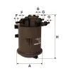 Kraftstofffilter FILTRON PS 980 Bild Kraftstofffilter FILTRON PS 980