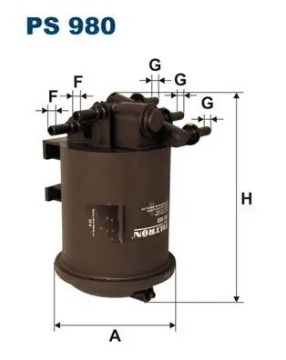 Kraftstofffilter FILTRON PS 980