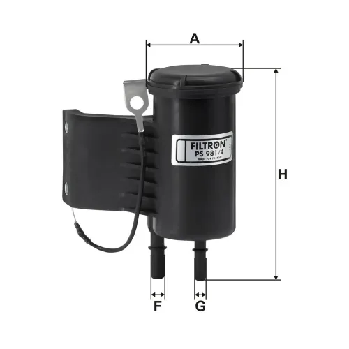 Kraftstofffilter FILTRON PS 981/4 Bild Kraftstofffilter FILTRON PS 981/4