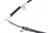 Seilzug, Feststellbremse hinten links ASHIKA 131-01-117 Bild Seilzug, Feststellbremse hinten links ASHIKA 131-01-117