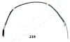 Seilzug, Feststellbremse hinten links ASHIKA 131-02-219 Bild Seilzug, Feststellbremse hinten links ASHIKA 131-02-219