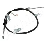Seilzug, Feststellbremse hinten links ASHIKA 131-08-847L
