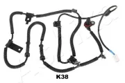 Sensor, Raddrehzahl Hinterachse links ASHIKA 151-0K-K38