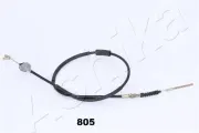 Seilzug, Kupplungsbetätigung ASHIKA 154-08-805